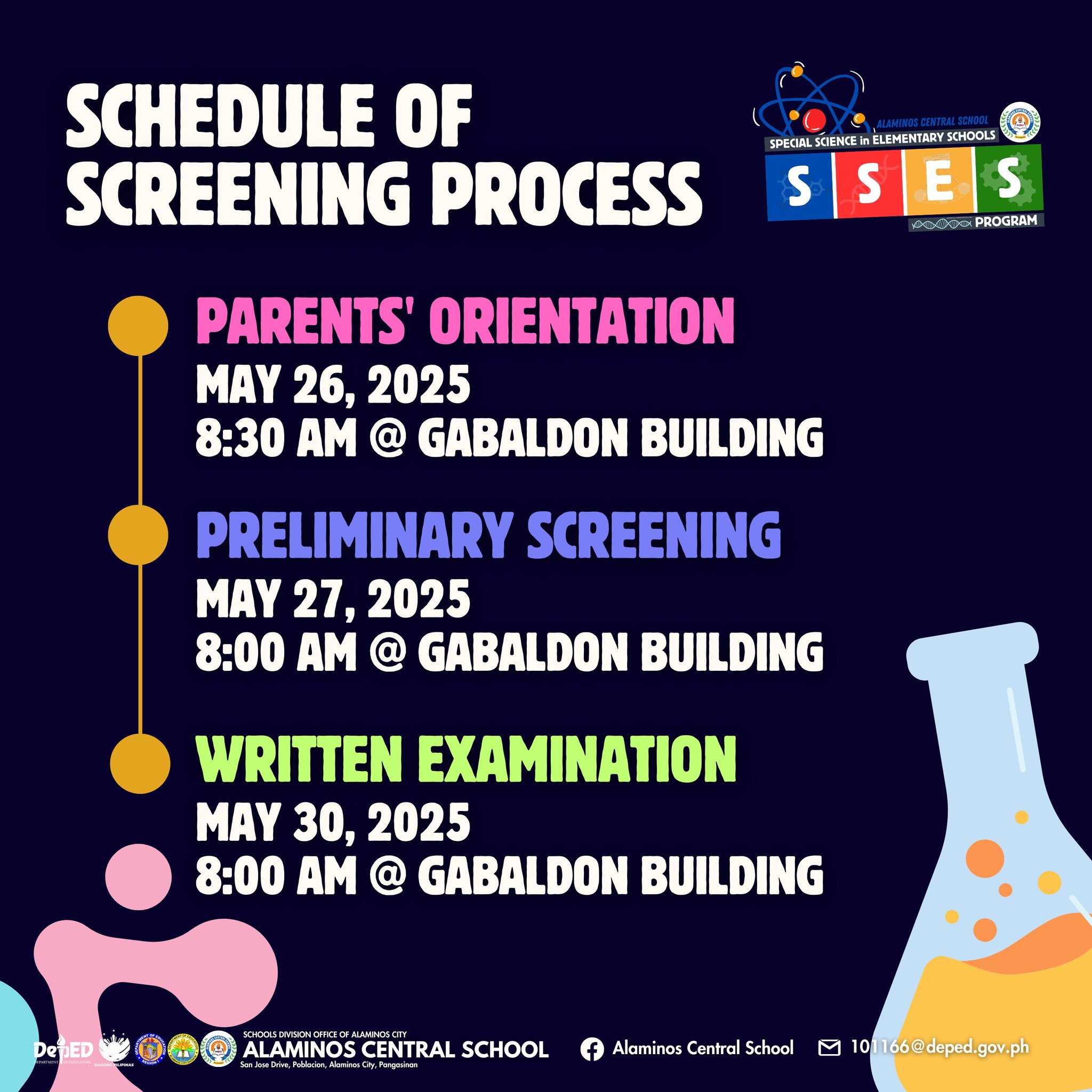 Alaminos - HEADS UP! 📣 Please be informed of the upcoming activities ...