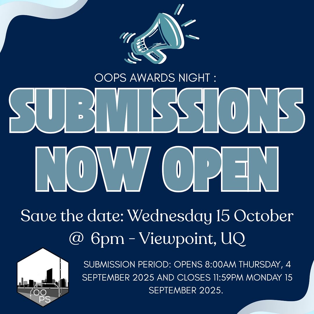 UQ OOPS - We are so excited to announce that submissions... | Facebook