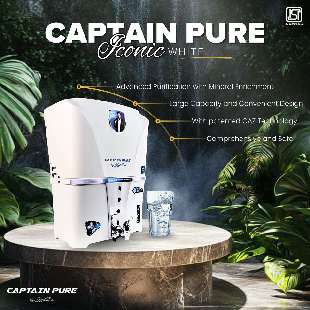 Captain - Pure water meets pure elegance. Introducing the White Iconic ...