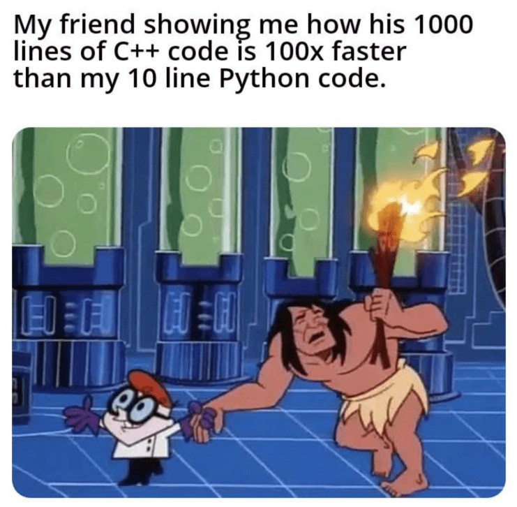 whatCanYouSayWhenSpeedCosts990Lines - Programmer Humor | Facebook