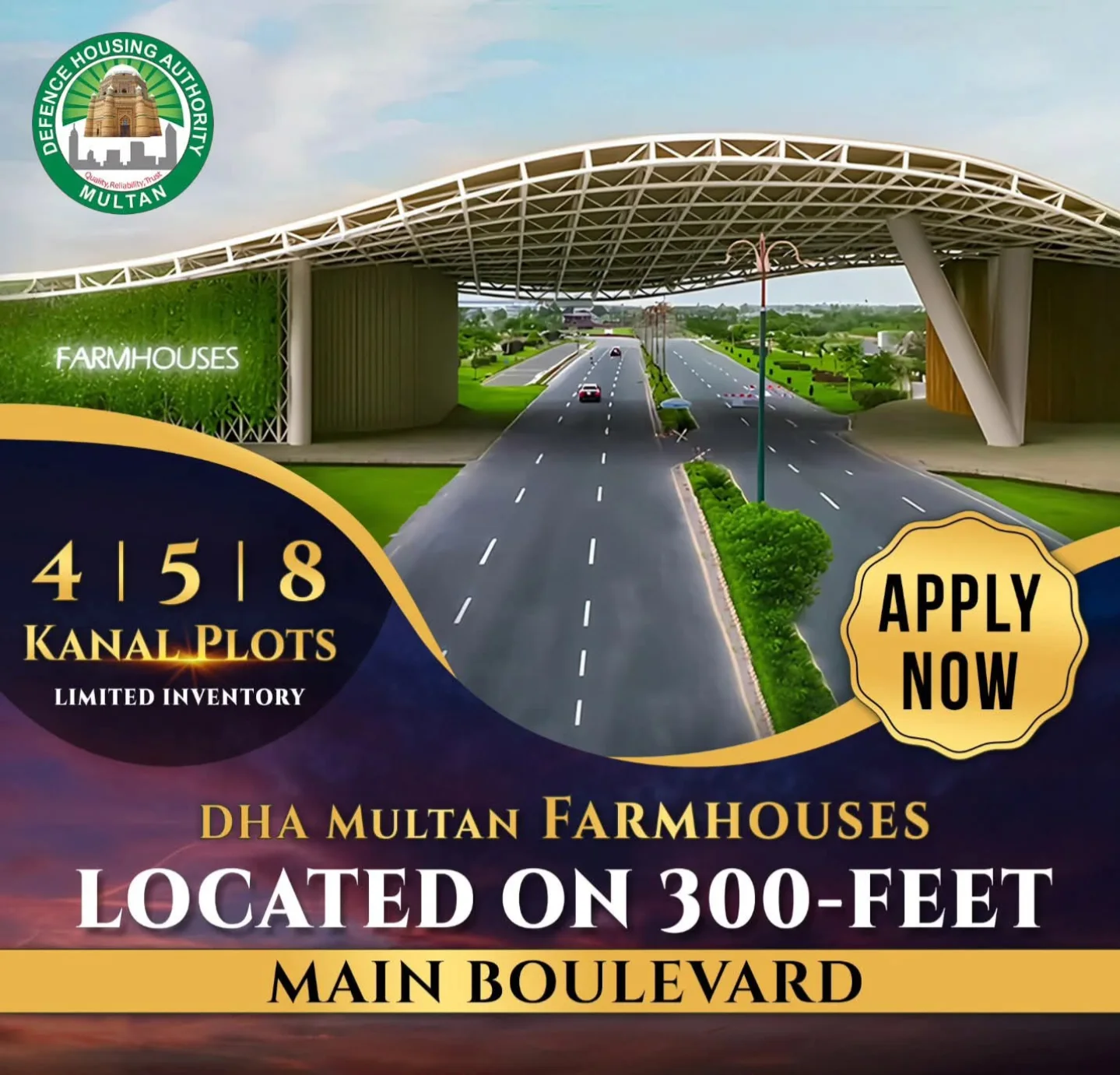 Lahore - Luxury Living in a Prime Address DHA Multan proudly presents ...