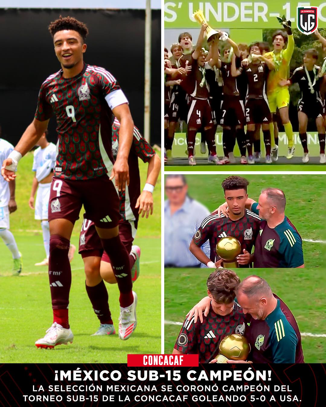 La - ¡MÉXICO CAMPEÓN Y GOLEADA A ESTADOS UNIDOS!🇲🇽🏆 En la gran final ...