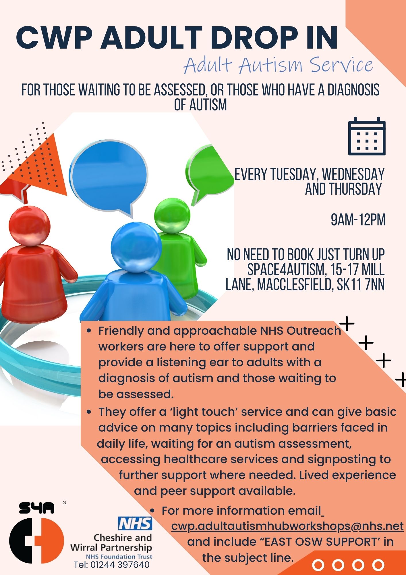 Space4autism - 💙 We’re pleased to share that CWP’s Adult Autism Service ...
