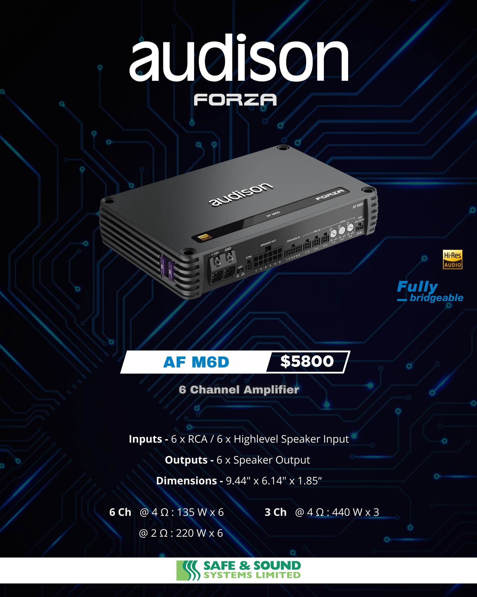 audison LR 45 アンプ