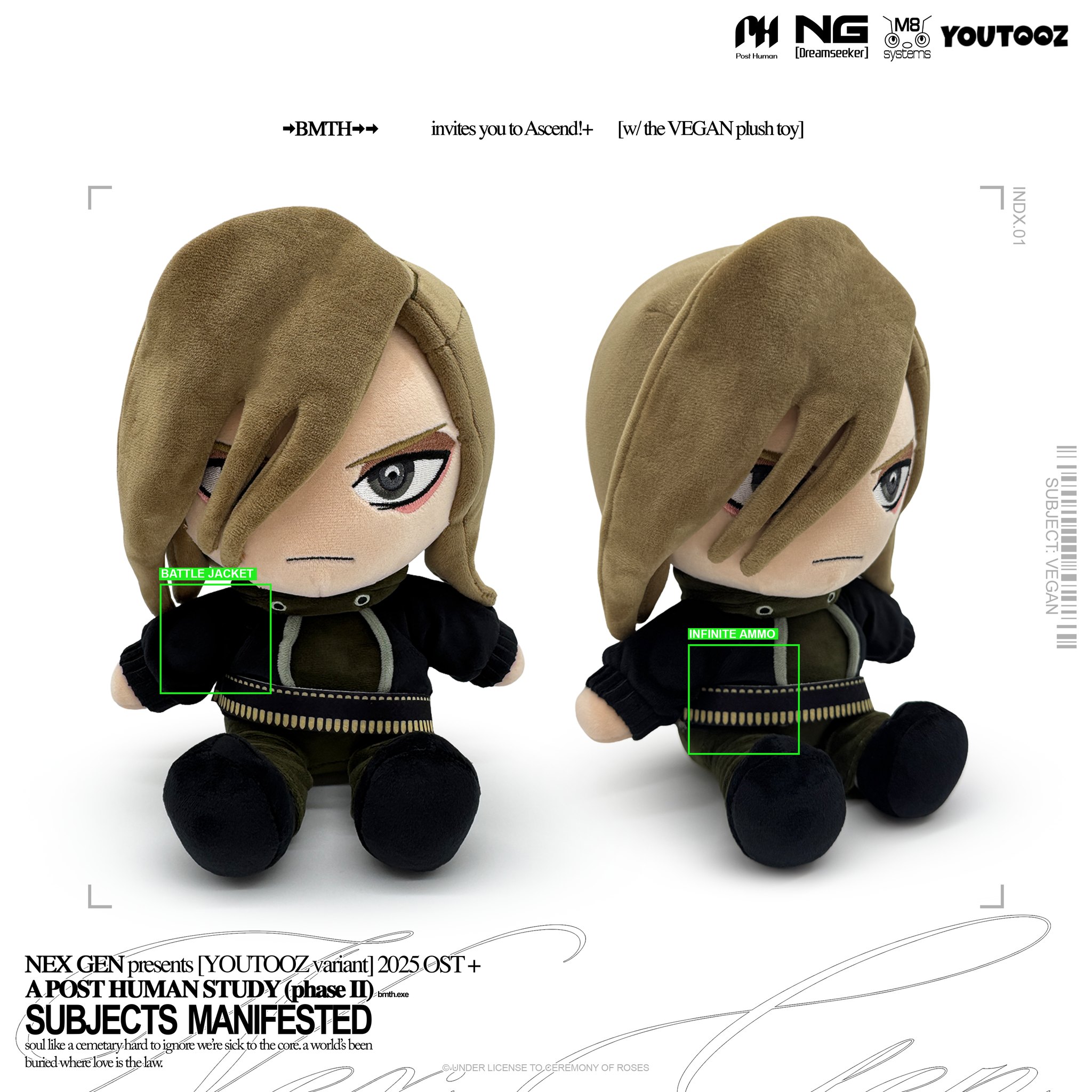 3体セット② ぬいぐるみ Youtooz BMTH PLUSH