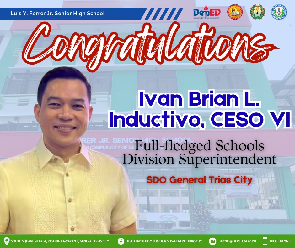 Deped Tayo Luis Y. Ferrer Jr SHS - General Trias City
