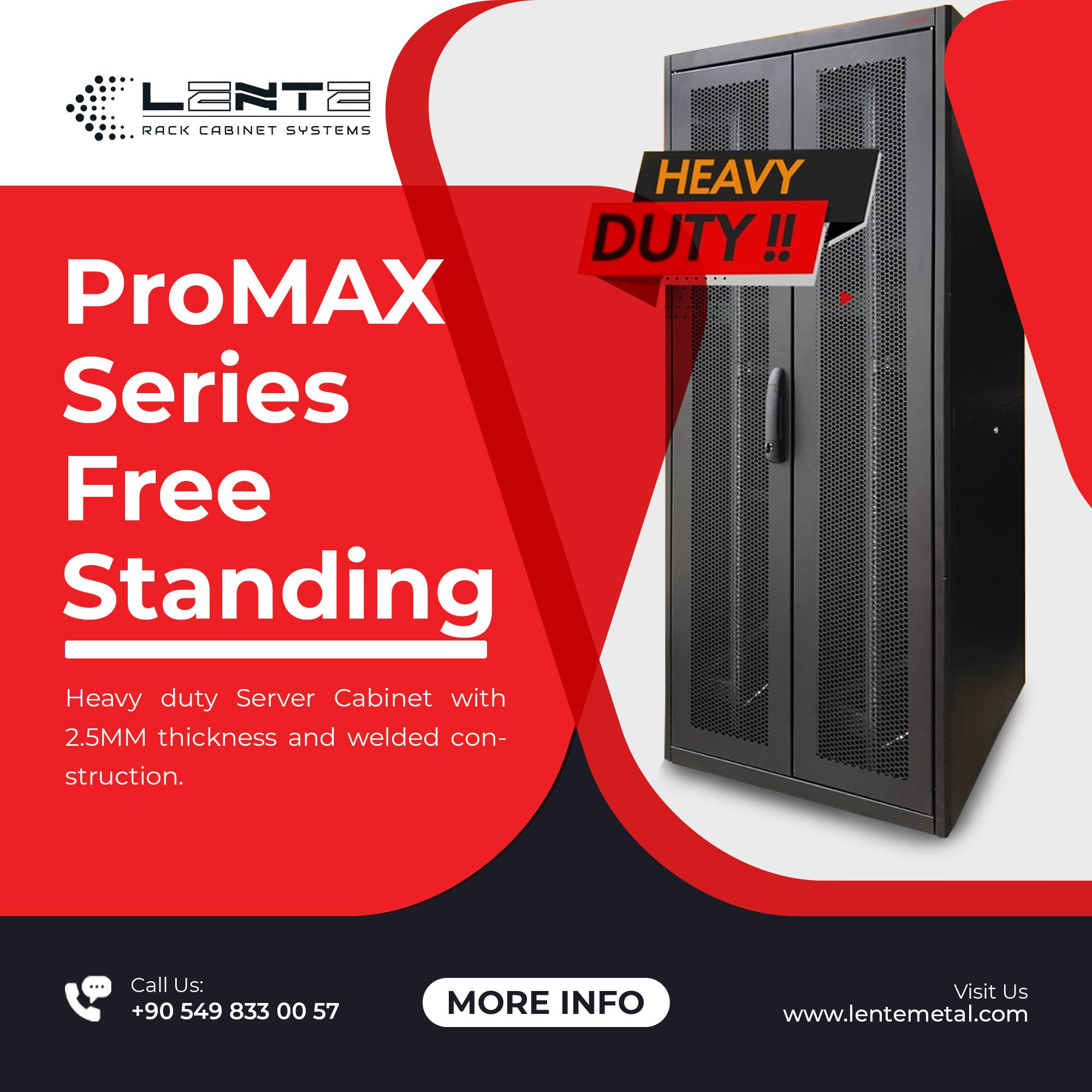 ProMAX Series Heavy Duty... - Lente Rack Cabinet Systems | Facebook