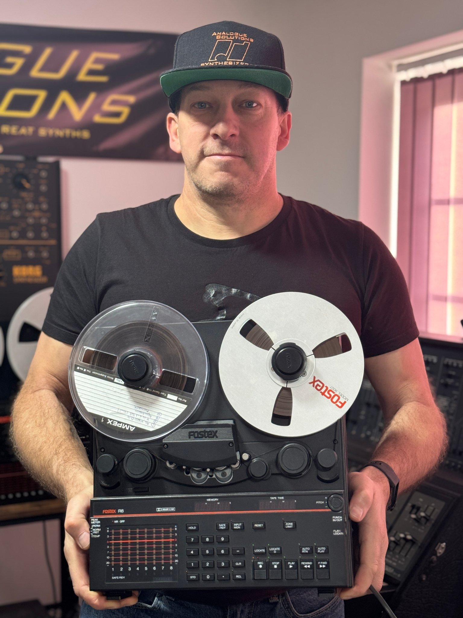 Today's Synth Selfie (though not always synths): Fostex R8