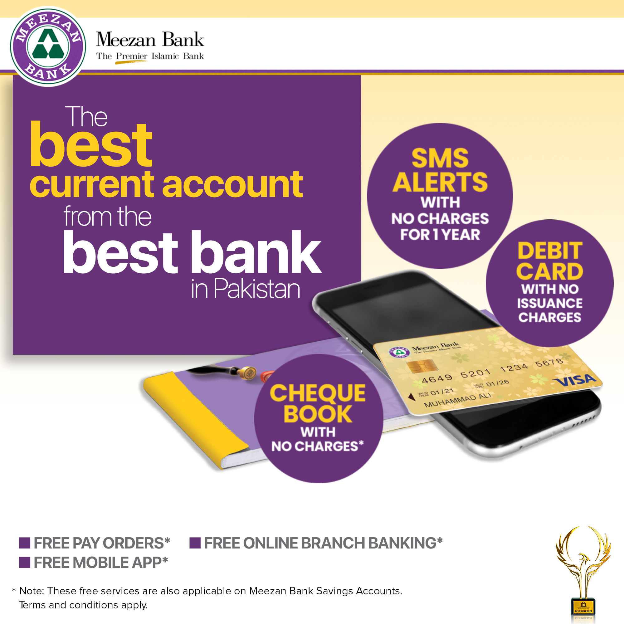 Meezan - Meezan Current Account offers no issuance fees on Debit Cards ...