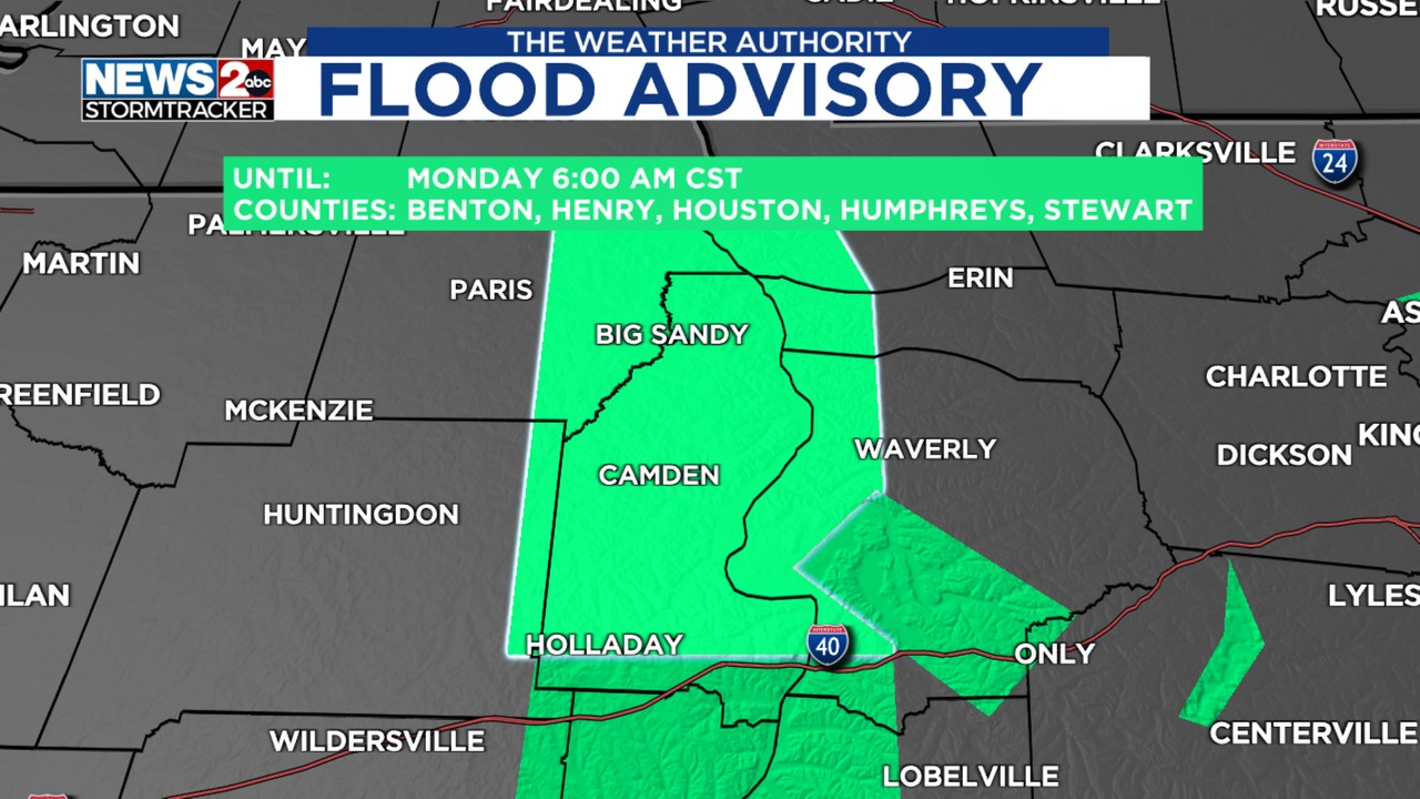 Danielle - WEATHER ALERT: Flood Advisory for the area in green. Stay ...