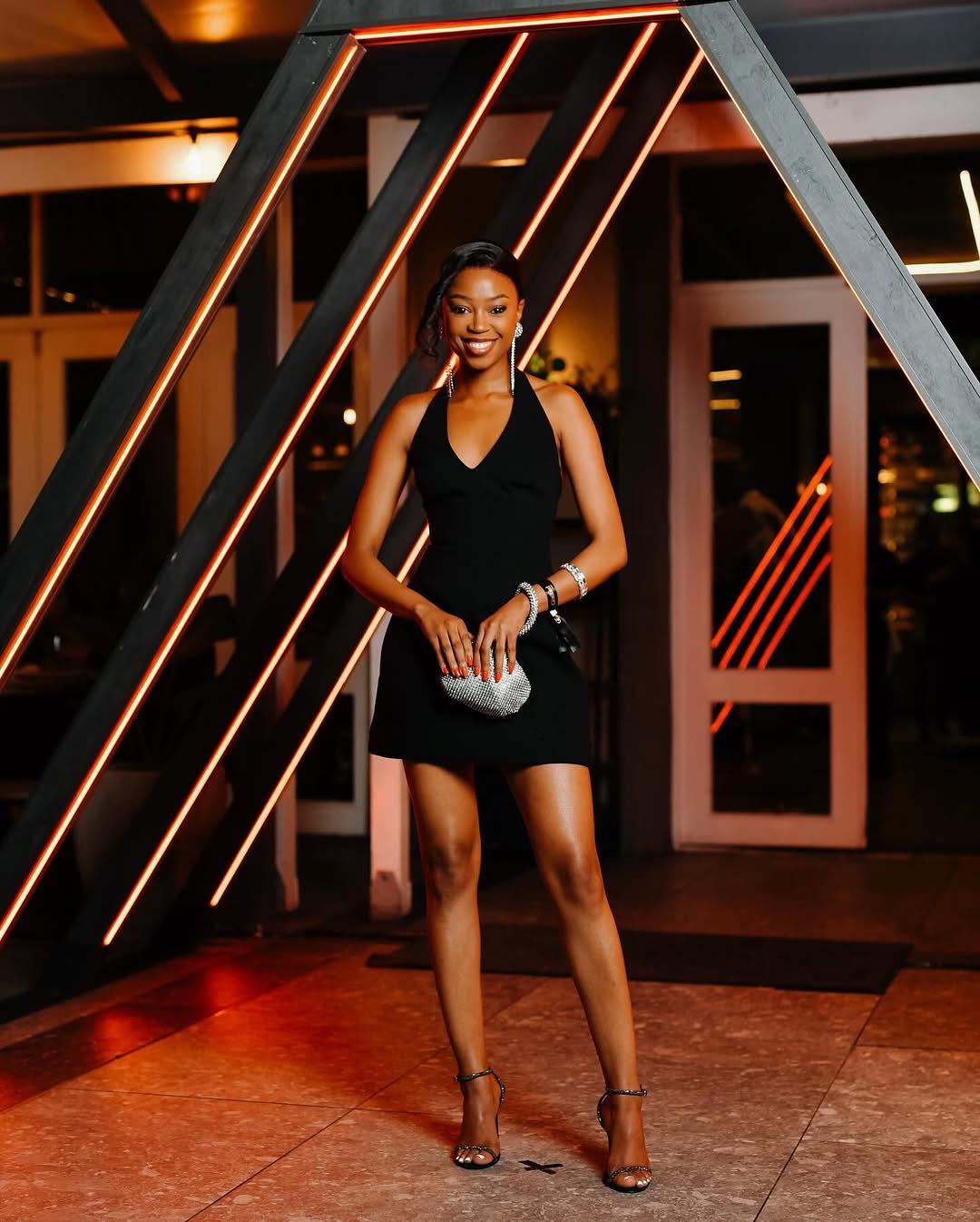 Turn heads at your next event in our Riley Structured Halter Mini Dress. This sleek and feminine statement piece features a flattering tailored fit and a flawless silhouette that's designed to impress