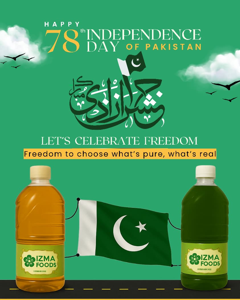 IZMAFood.com - 🇵🇰 14th August – Pakistan Zindabad! 🌟 Today... | Facebook