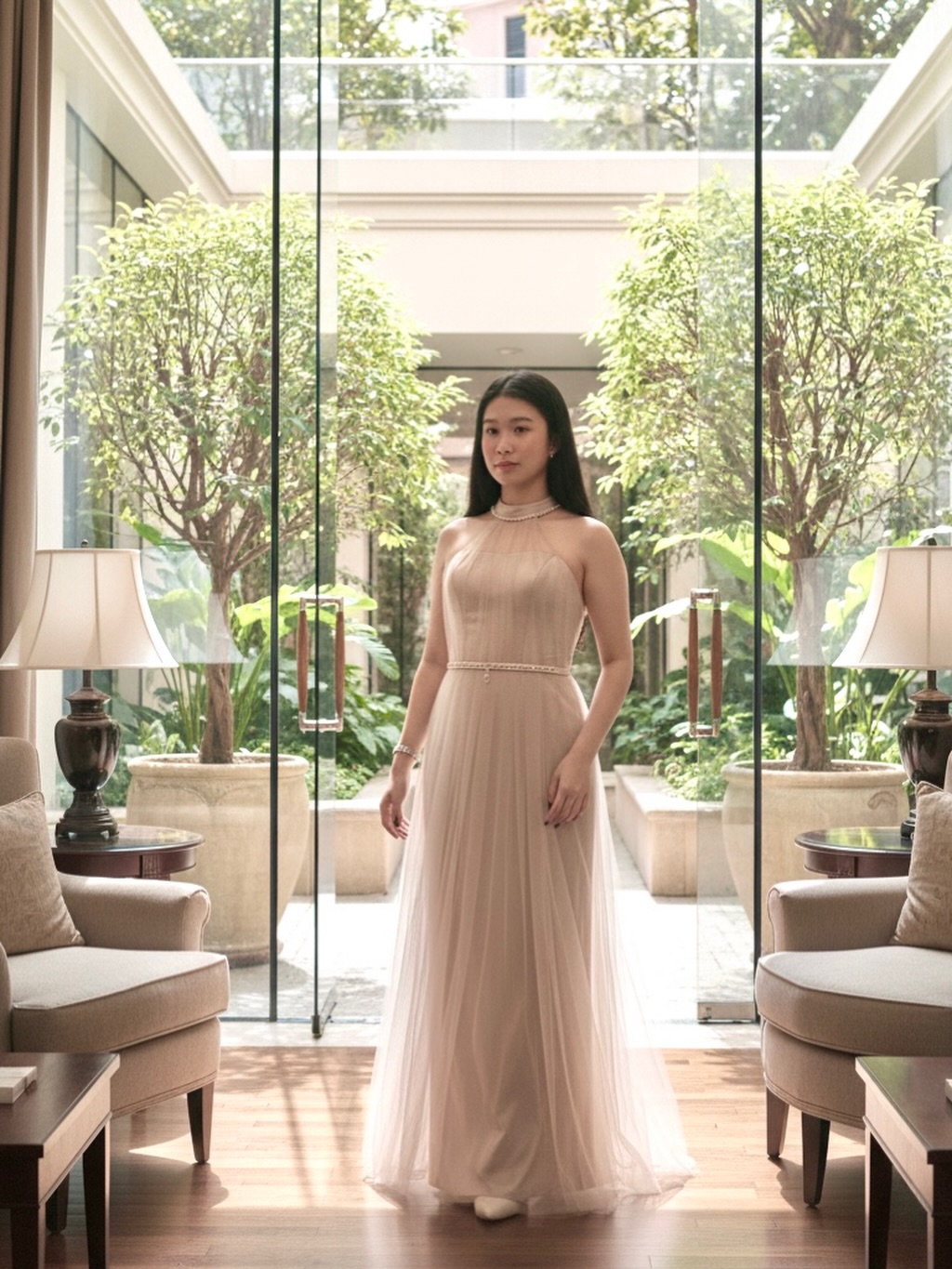 floral maxi dress with cut outs Draped Out Backless Dress, Blue / XS CR2669 Athena White Cut Out you are in the Color:Royal Ombre