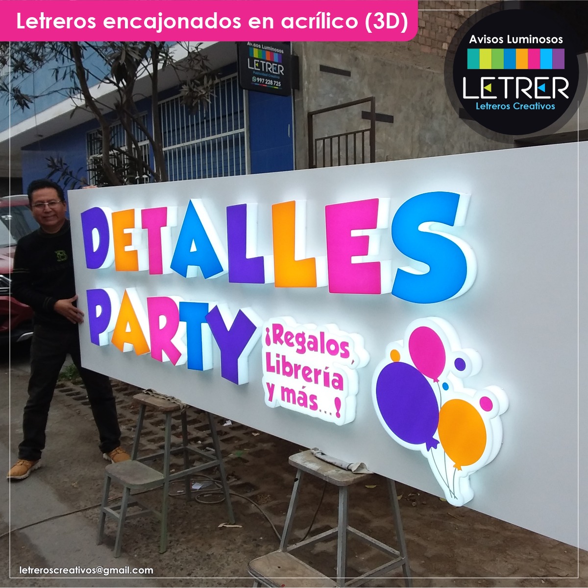 LETRER Letreros Creativos | Comas