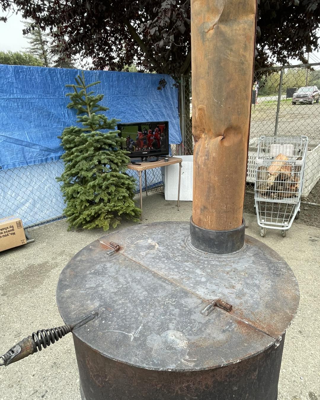 A nice warm fire, fresh Christmas trees... - Route 16 Produce | Facebook