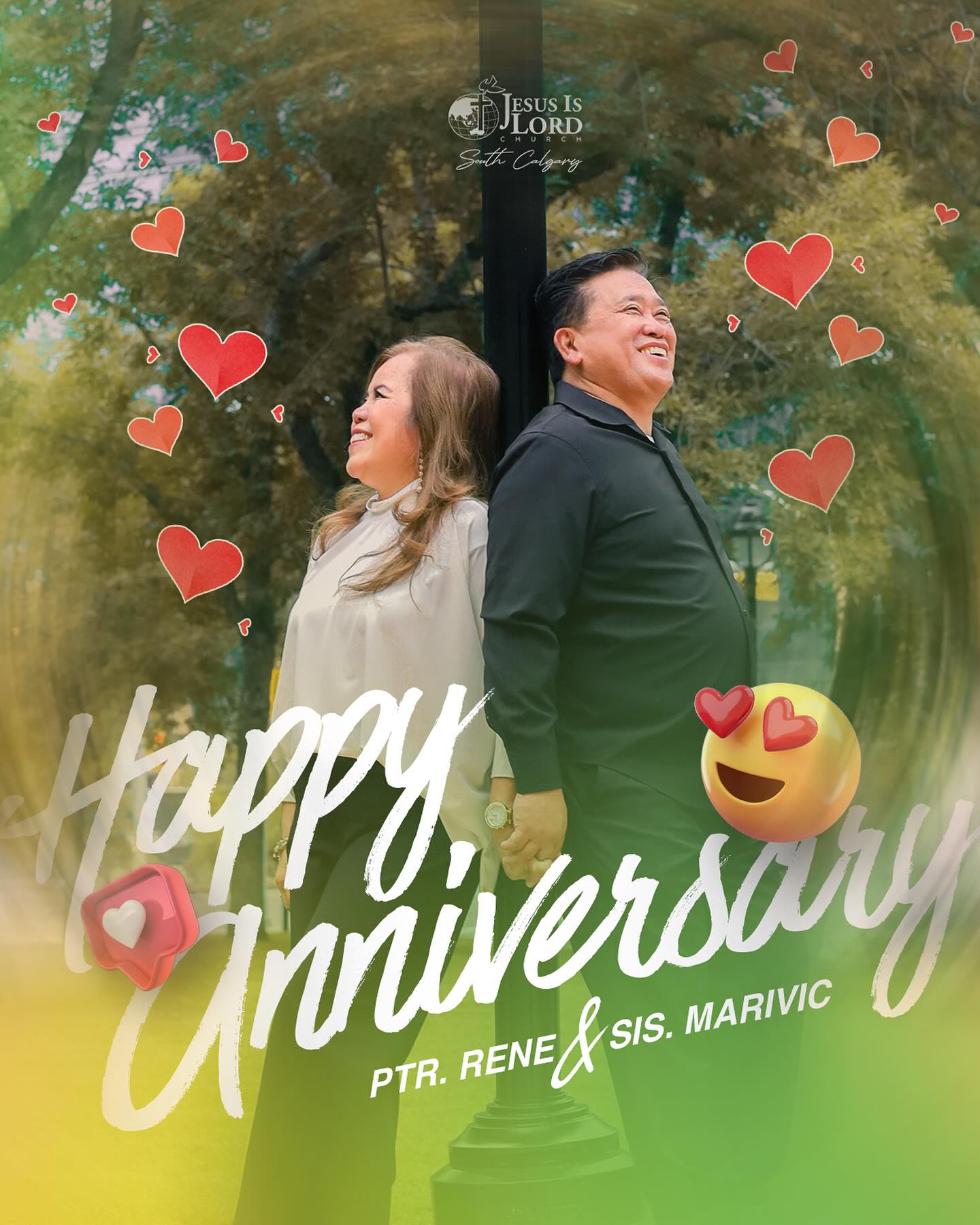 Congratulations Ptr. Rene and... - JIL Church South Calgary | Facebook