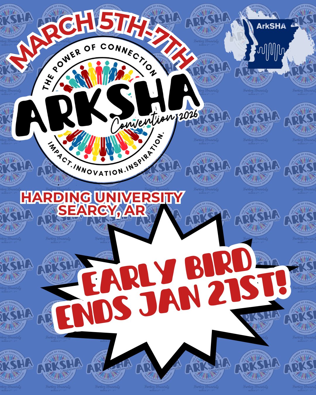 Arkansas - 🌟 Get Ready, ArkSHA Community! 🌟 REGISTRATION IS LIVE and we ...