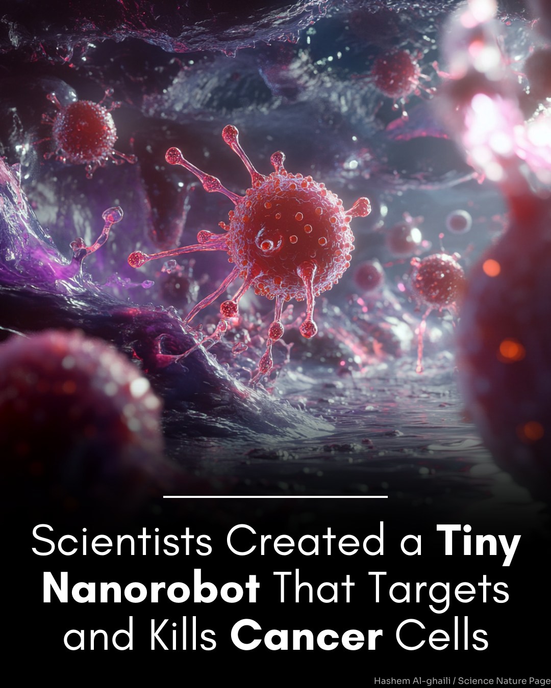 Scientists have developed a nanorobot... - Hashem Al-Ghaili | Facebook