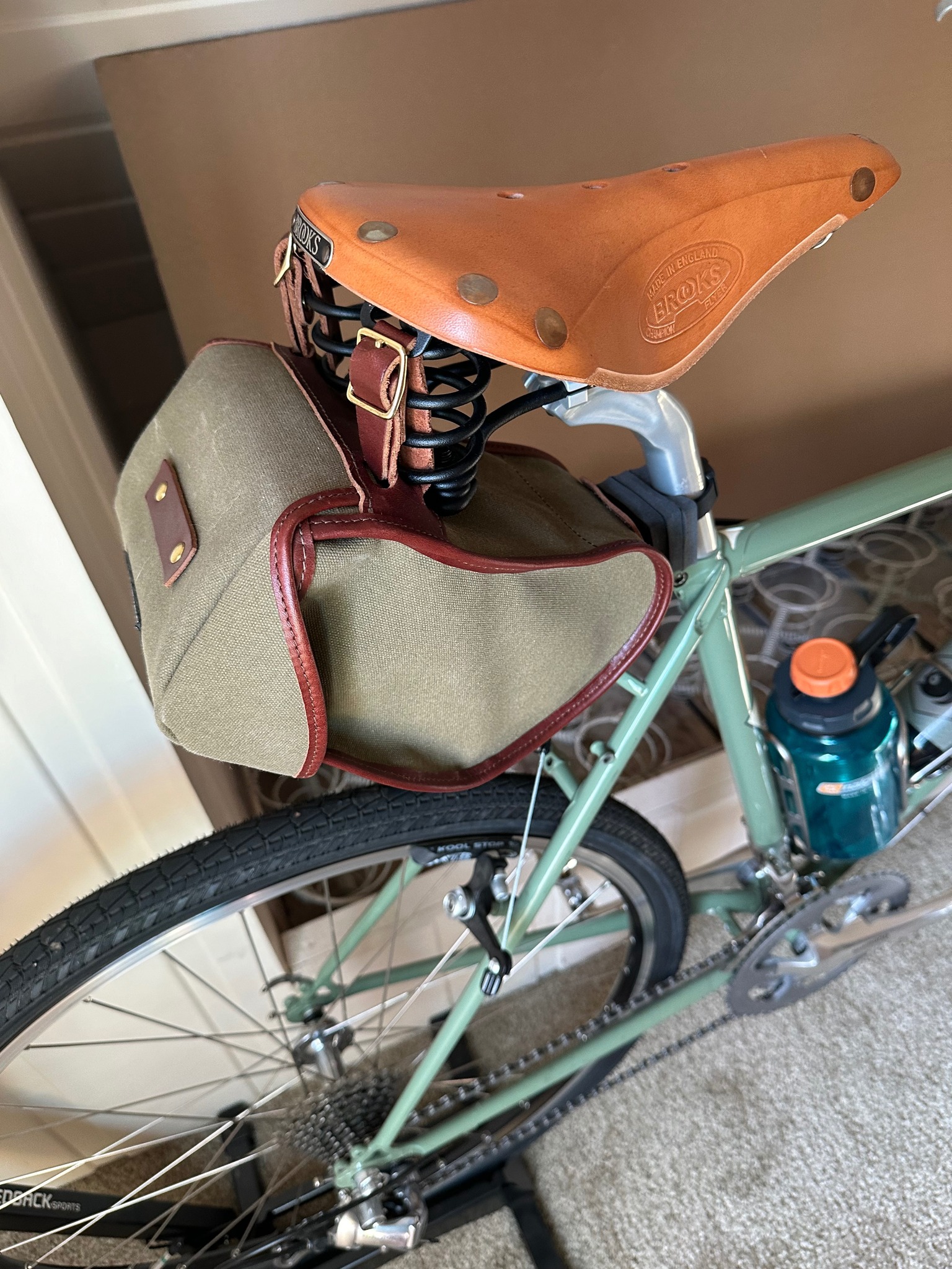 SOLD For Sale: Sackville Banana Sack in Khaki. Mounted for fit