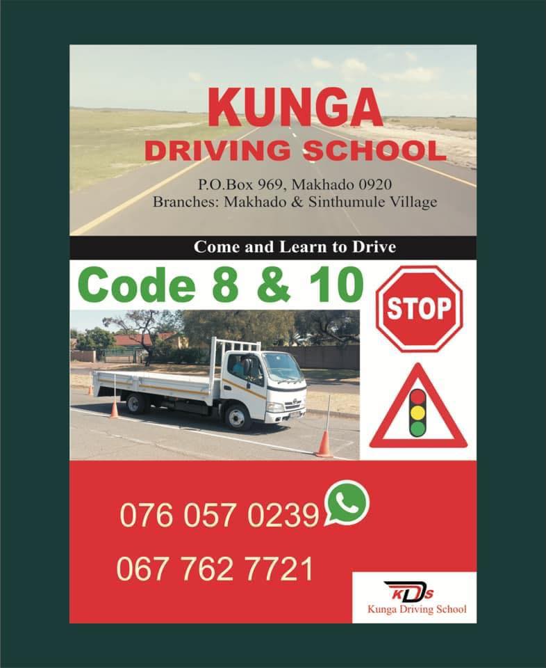 Kunga Driving School. | Louis Trichardt