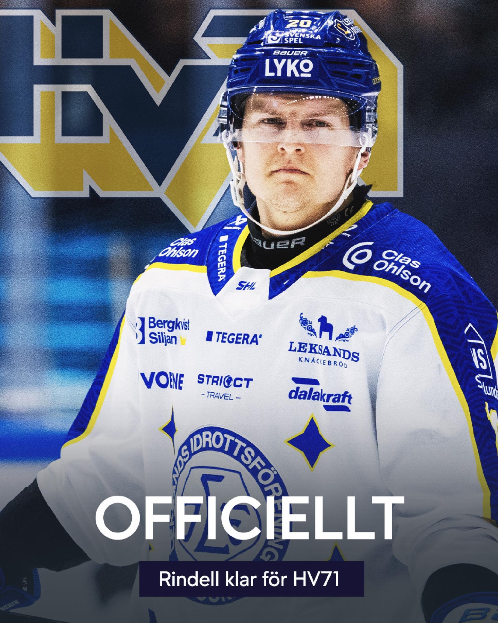 TV4 - Axel Rindell är presenterad av Jönköpingsklubben | Facebook