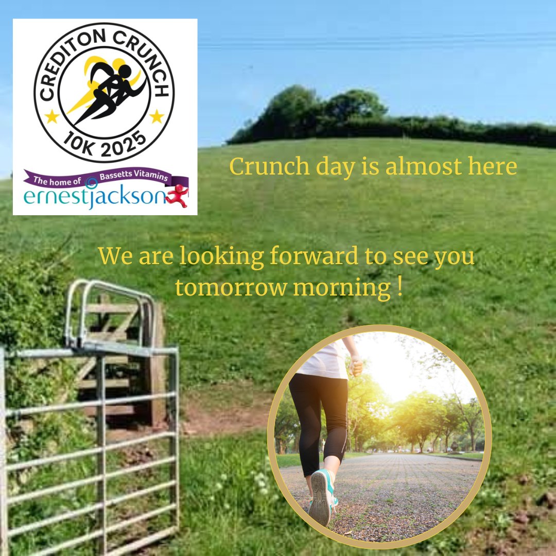 Crediton - Crunch Day is nearly here! 🏃‍♂️ Here’s everything you need ...