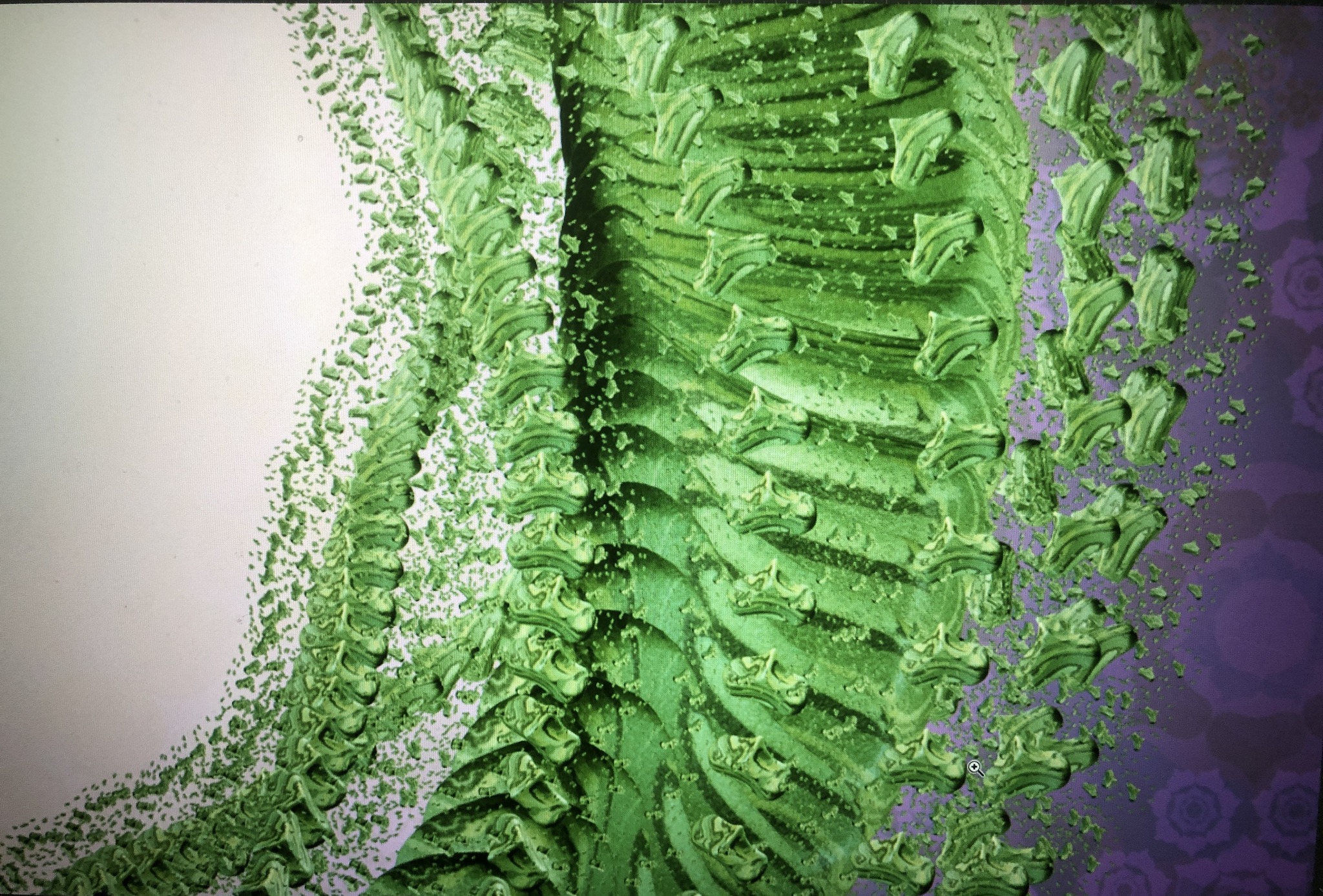 Metamorphic - This still image from a stop-motion animation ...