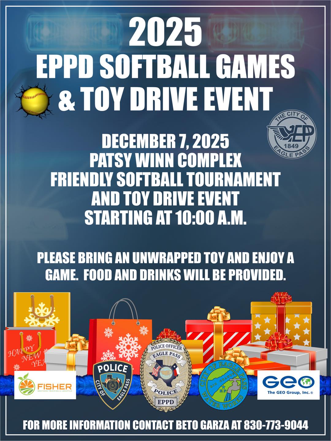 The EPPD is hosting a Toy... - Eagle Pass Police Department | Facebook