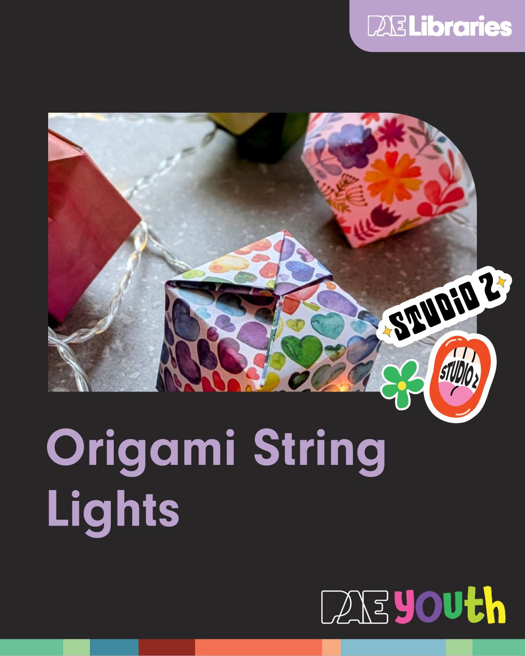 City - Origami String Lights Fold, create and design colourful origami ...