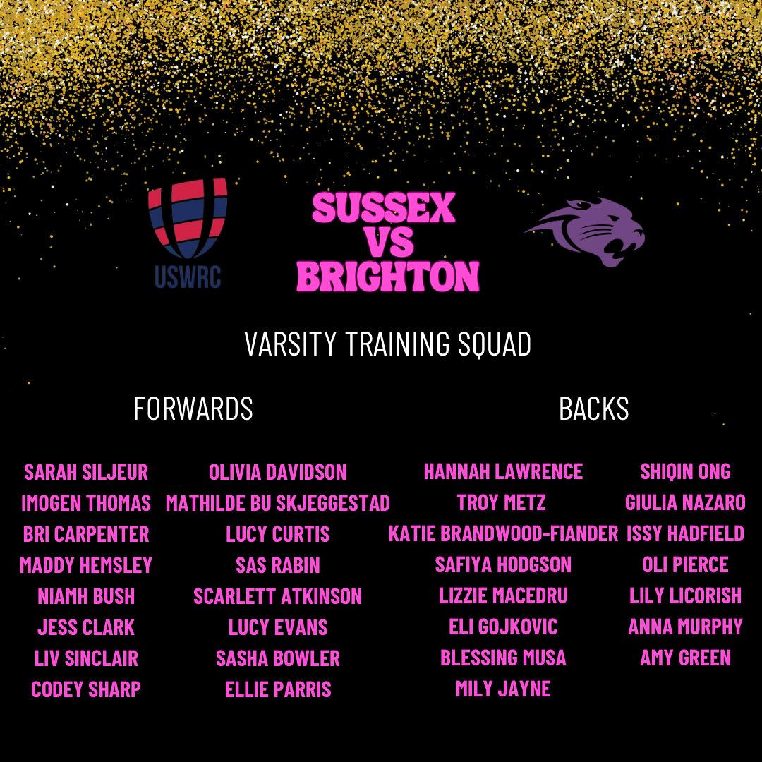 University - 🚨VARSITY TRAINING SQUAD ANNOUNCEMENT🚨 It’s that time of ...