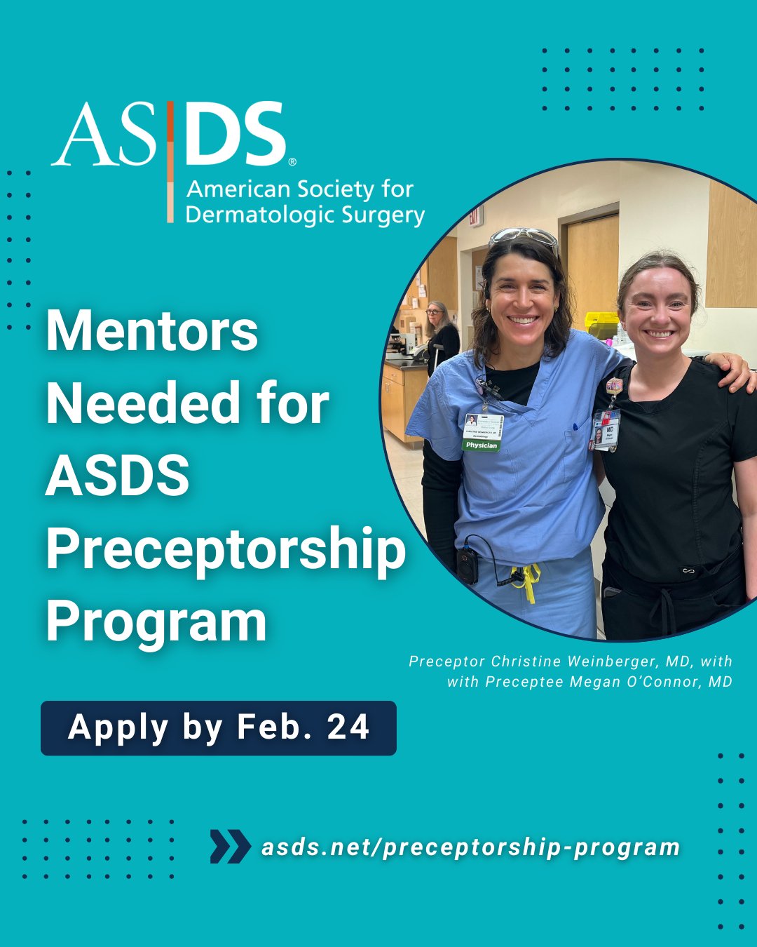 ASDS Members - The ASDS Preceptorship Program is seeking... | Facebook