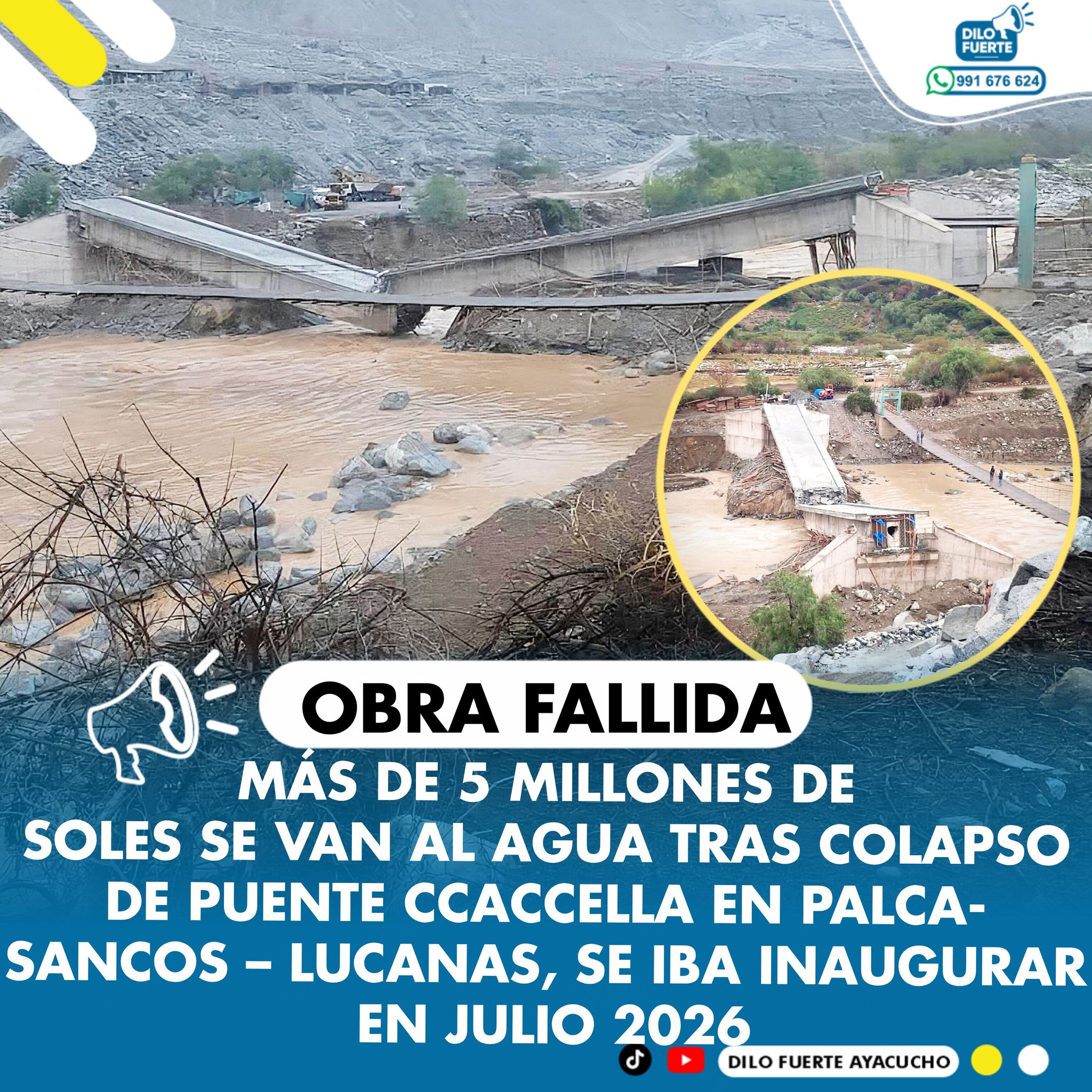 🔴 MÁS DE 5 MILLONES DE SOLES SE VAN... - DILO Fuerte Ayacucho | Facebook