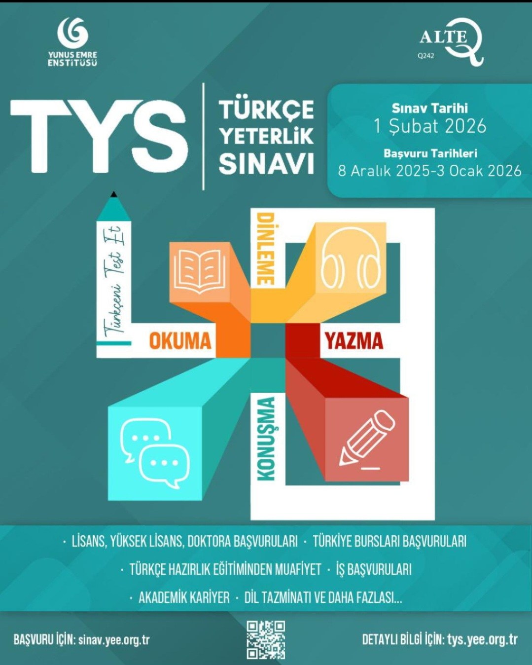 Applications are now open for the Turkish Proficiency Exam (TYS), the ...