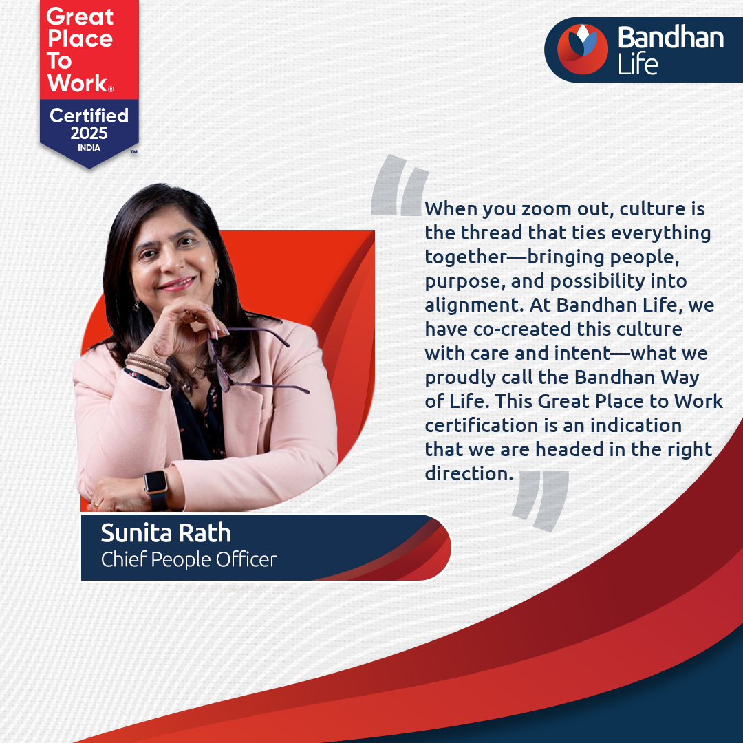 Bandhan Life - Sunita Rath, our Chief People Officer, says... | Facebook
