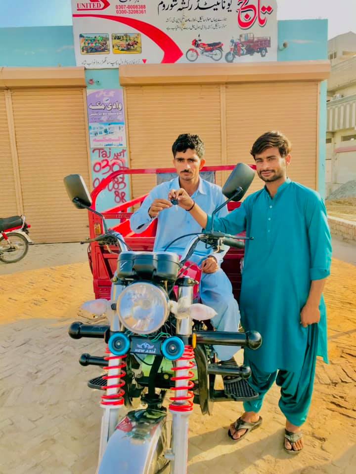 TAJ United Rickshaw Showroom,Nawabshah