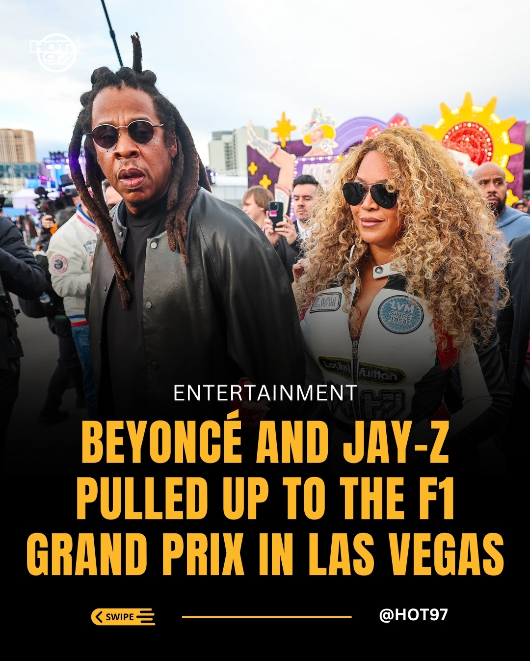 HOT 97 - Beyoncé and Jay-Z pulled up to the F1 race in... | Facebook