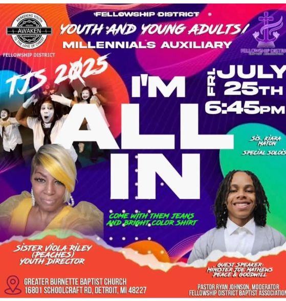 Fellowship - Fellowship Joint Session 2025 ... Youth and Young Adults ...