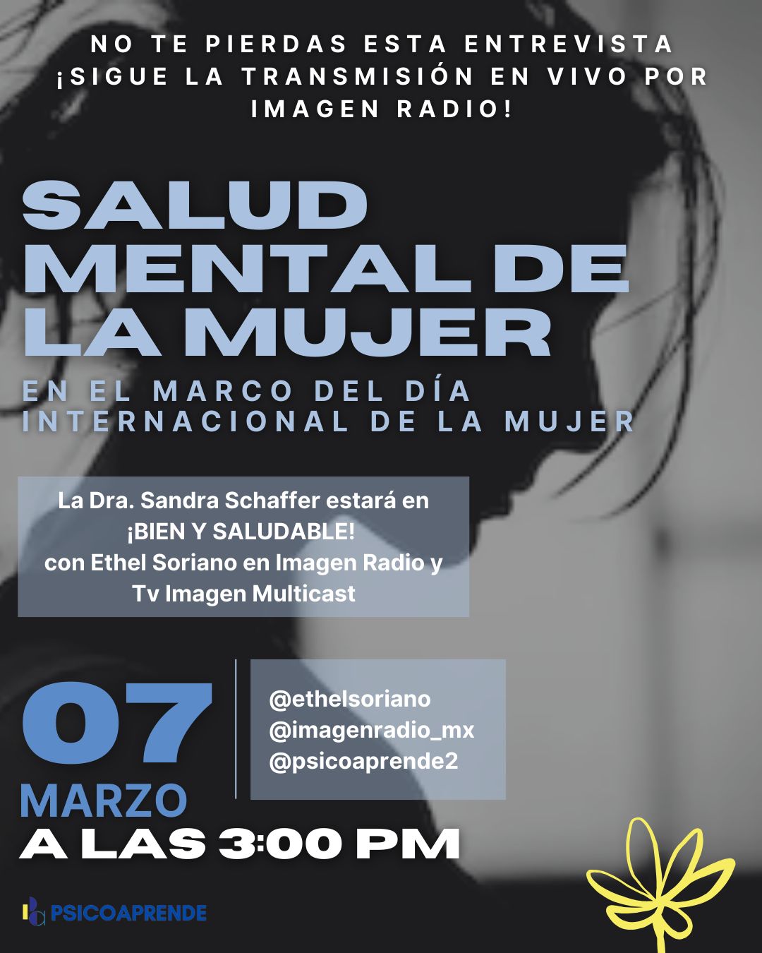 Psicoaprende - Dra. Sandra Schaffer ️EN LA RADIO ️ con un tema super ...