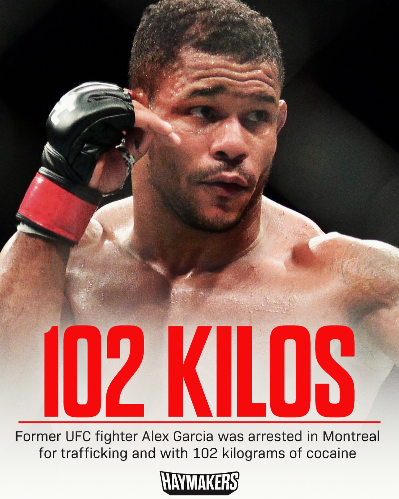 Haymakers - Alex Garcia and two others had 102 kilos of... | Facebook