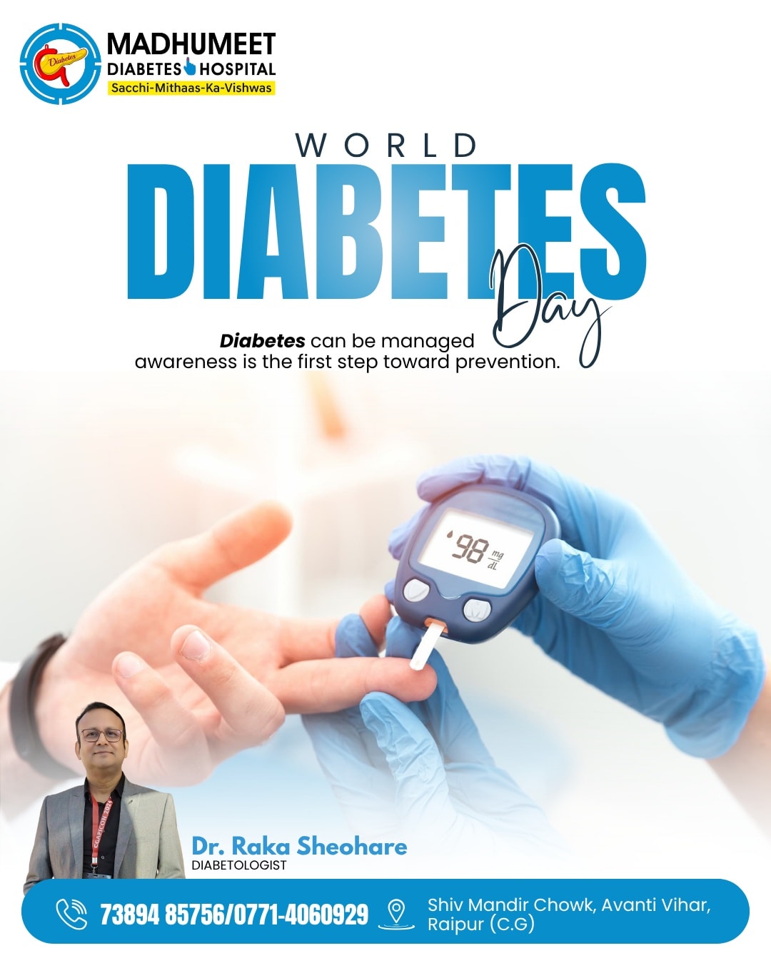 Madhumeet Diabetes Hospital | Raipur