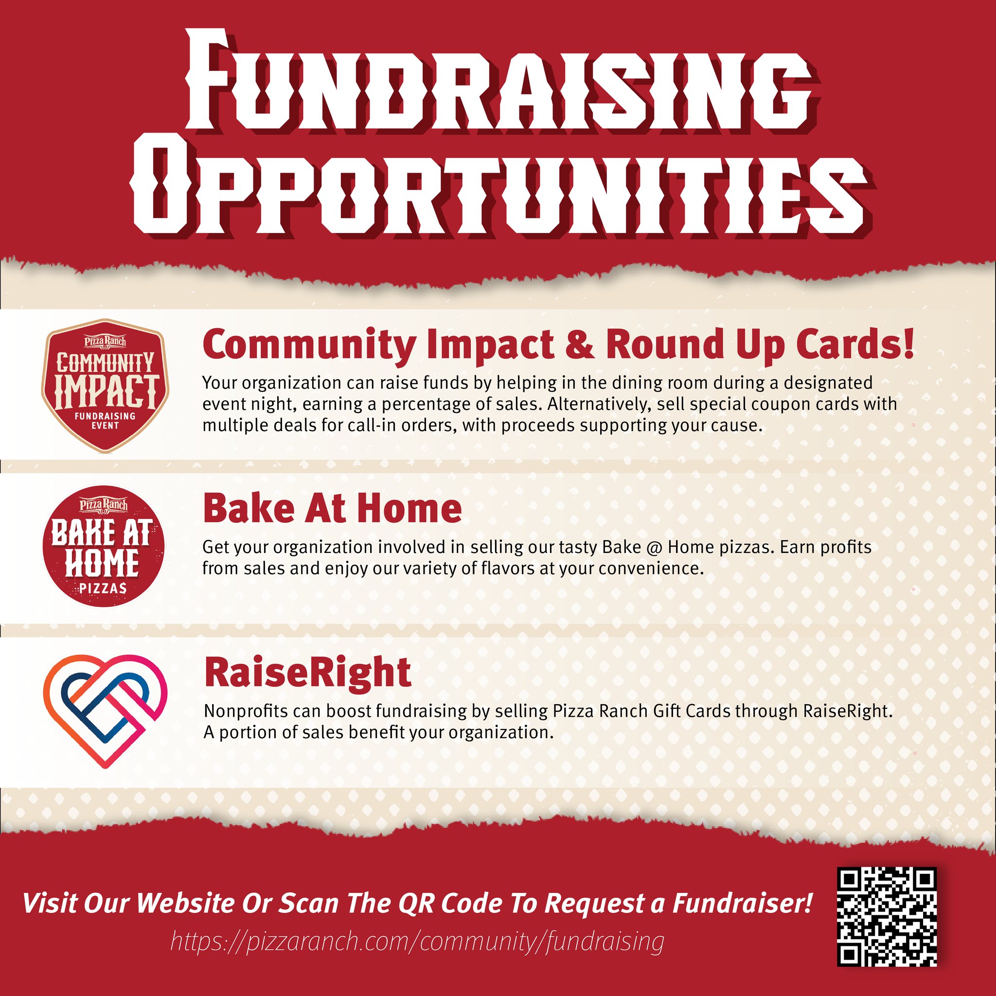 Pizza - 🎉 Make an Impact in Your Community with Pizza Ranch Fundraisers ...
