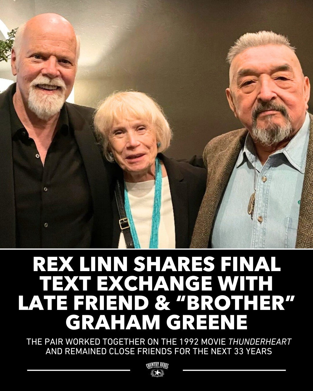 Country - Rex and his good friend texted just one week before Graham ...