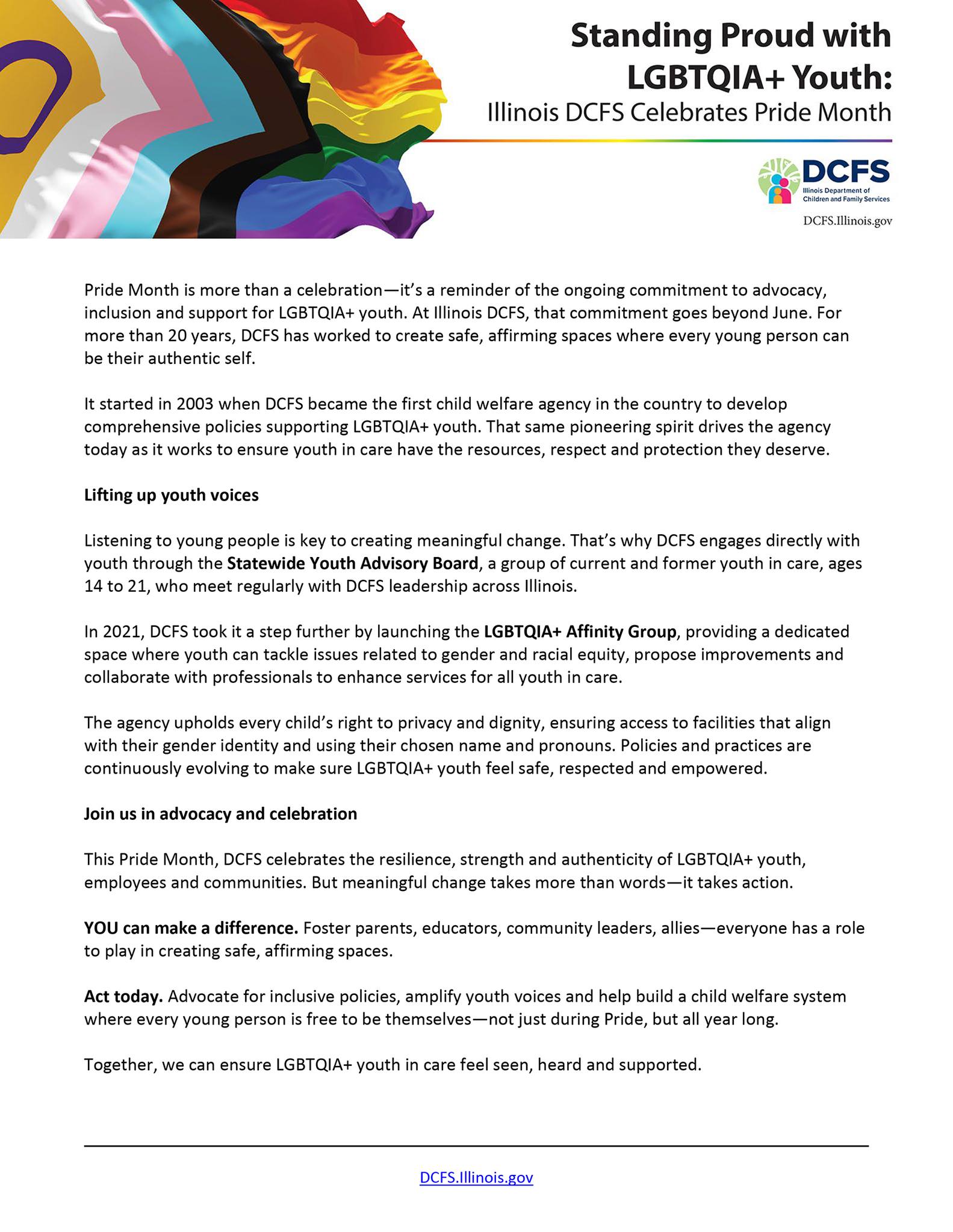 Illinois - Pride Month is more than a celebration—it’s a reminder of ...