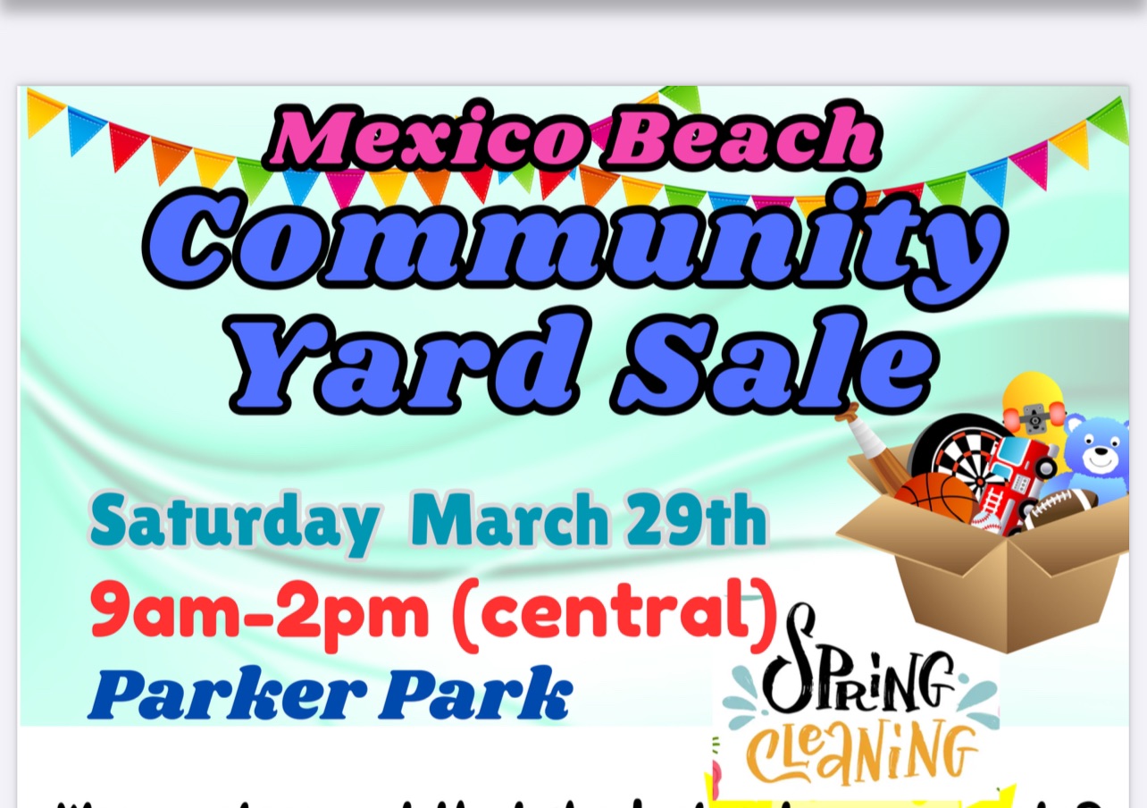 Spring Cleaning Mexico Beach Community Yard Sale!!