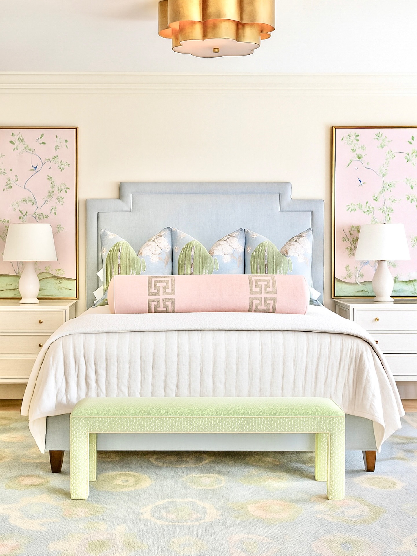 King - Delicate details that make a big impact. A sweet retreat with ...