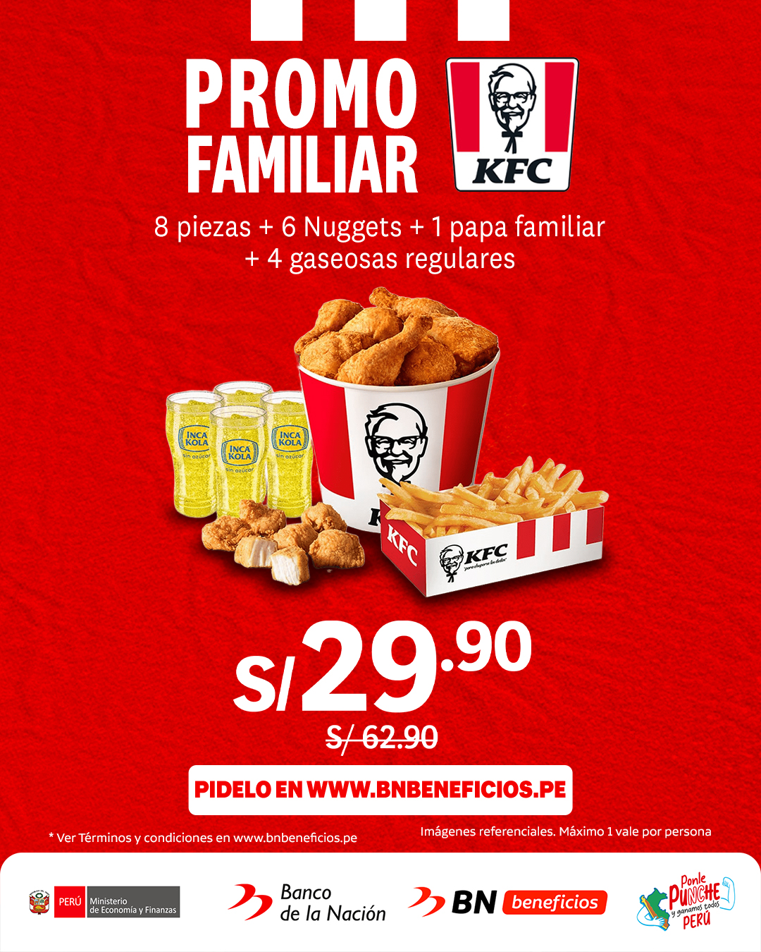 🍗 ¡KFC ya es parte de BN Beneficios!... - Banco de la Nación | Facebook