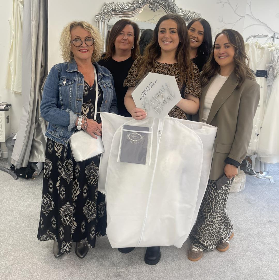 Elegance - Happy tears for Carla who found her perfect gown for her ...