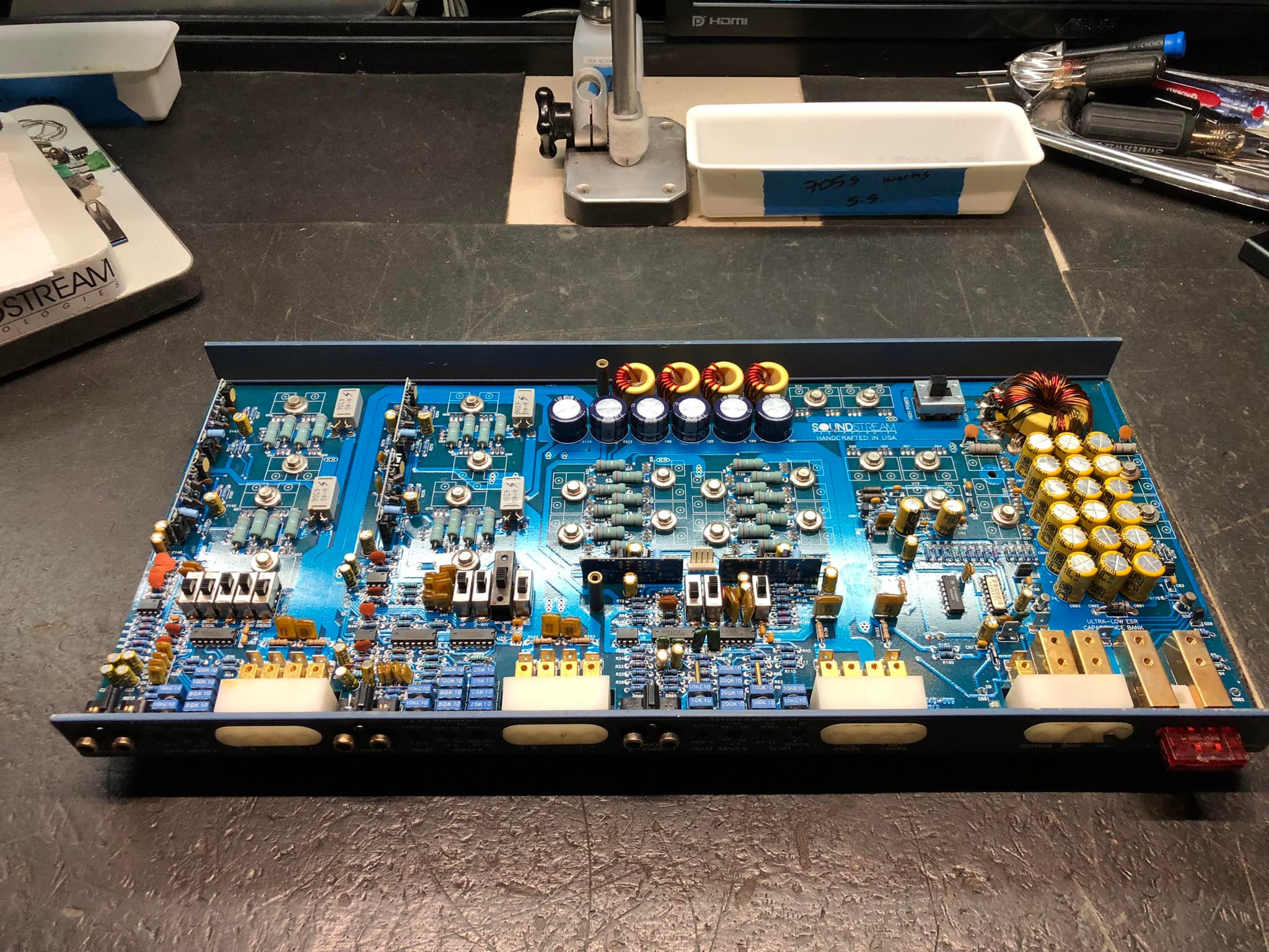 Old School Soundstream Reference 705s Refurb/Fix/Class A Mod to