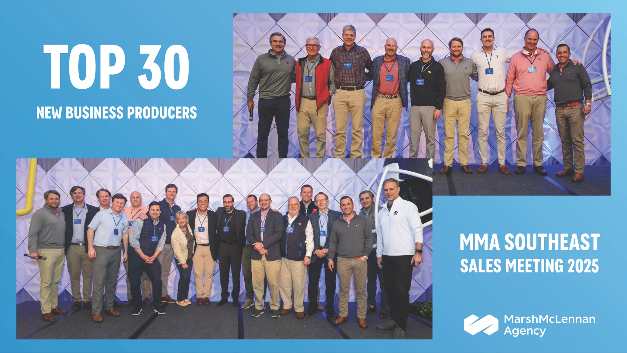 Marsh McLennan Agency - Southeast - Honoring our Top 30 New Business ...