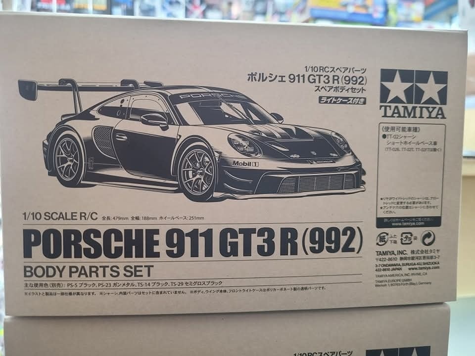 😍Restock 🥳🤩 Tamiya Porsche 911 GT3 R Body Set🏎🏎 51752 TAMIYA